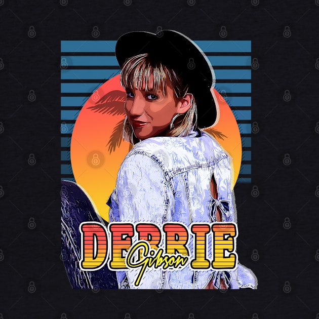 Retro Flyer Style Debbie Gibson Fan Art by Now and Forever